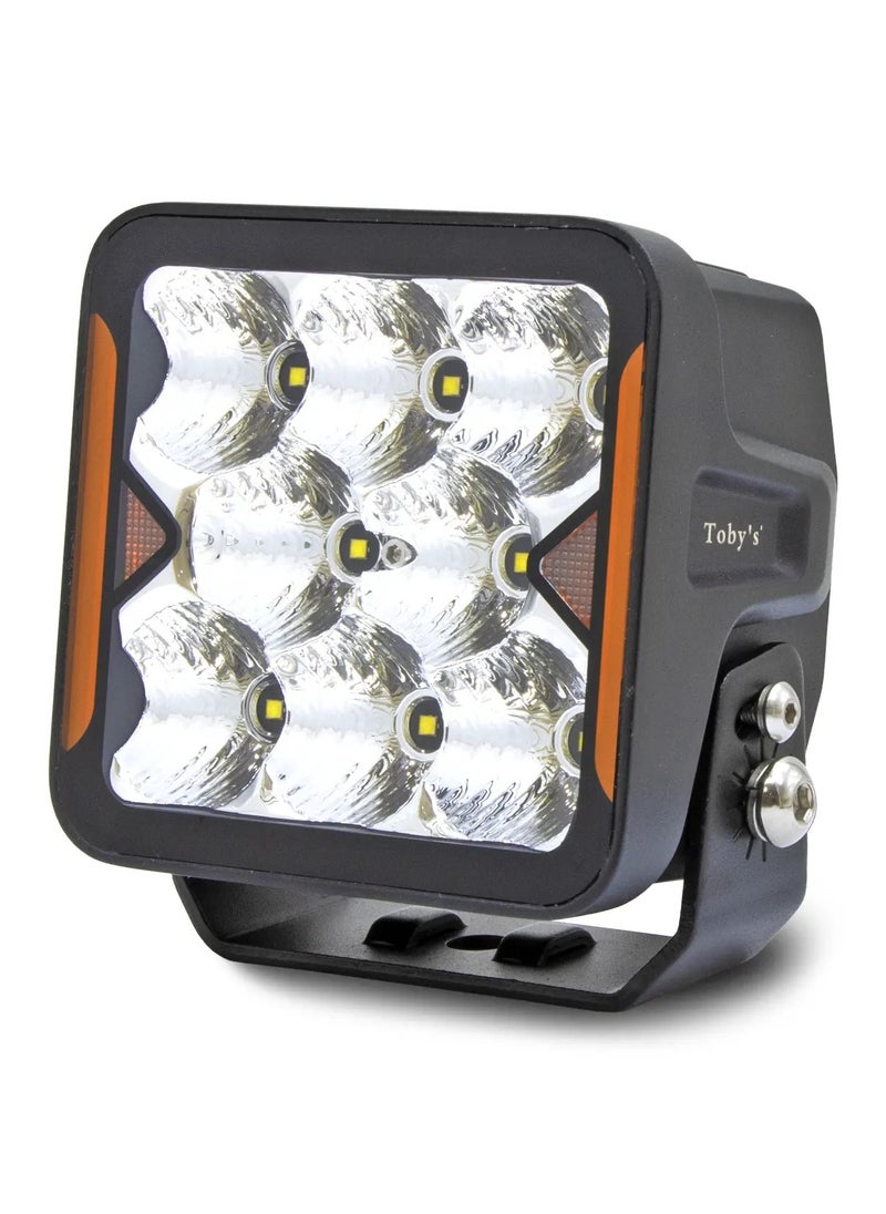 Toby's Toby’s 4inches 40W LED Work Light Mini Auxiliary Headlight Driving Lamp Diffuser Effects Truck Motorcycle Spotlight  - Image 3