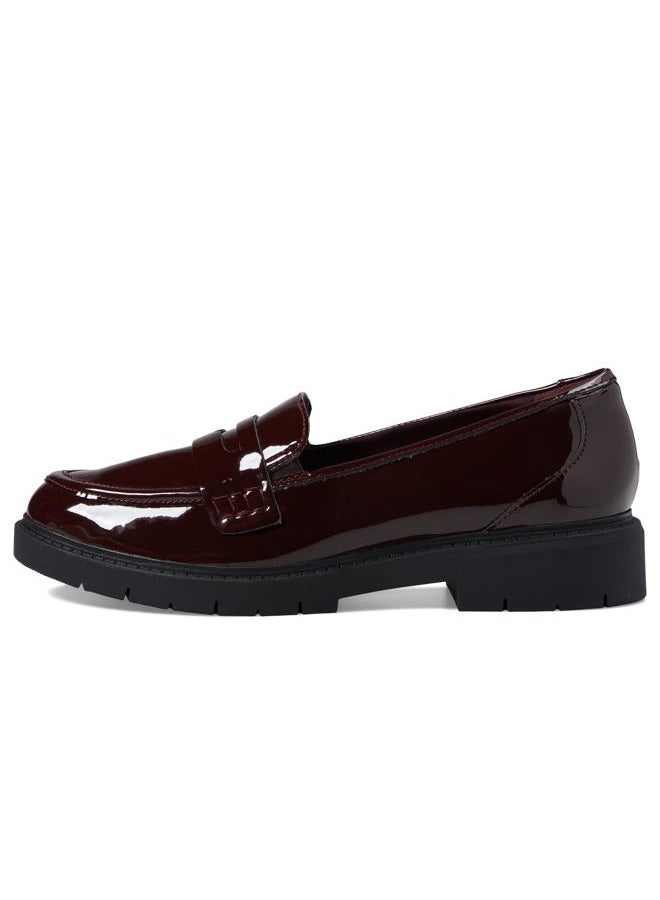clarks Women's Westlynn Ayla Loafer, Burgundy Patent Synthetic, 7 - Image 5