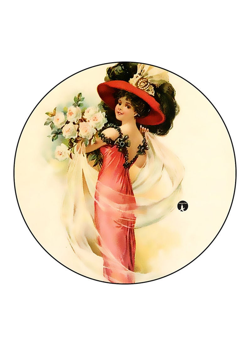 RKN Vintage Art Printed Fridge Magnet Multicolour - Image 1