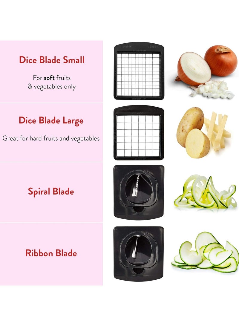 general Vegetable Chopper - Spiral Chopper - Onion Chopper with Container - Professional Food Chopper - Slicer Dicer - Image 3