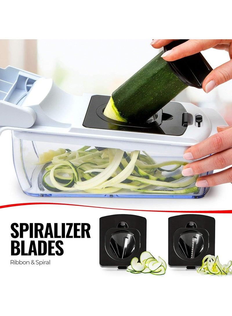 general Vegetable Chopper - Spiral Chopper - Onion Chopper with Container - Professional Food Chopper - Slicer Dicer - Image 4