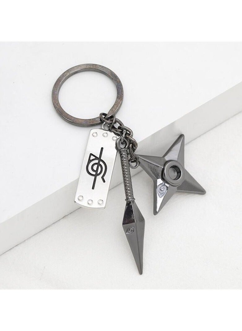 Anime Naruto Ninja Keychain Pendant Key