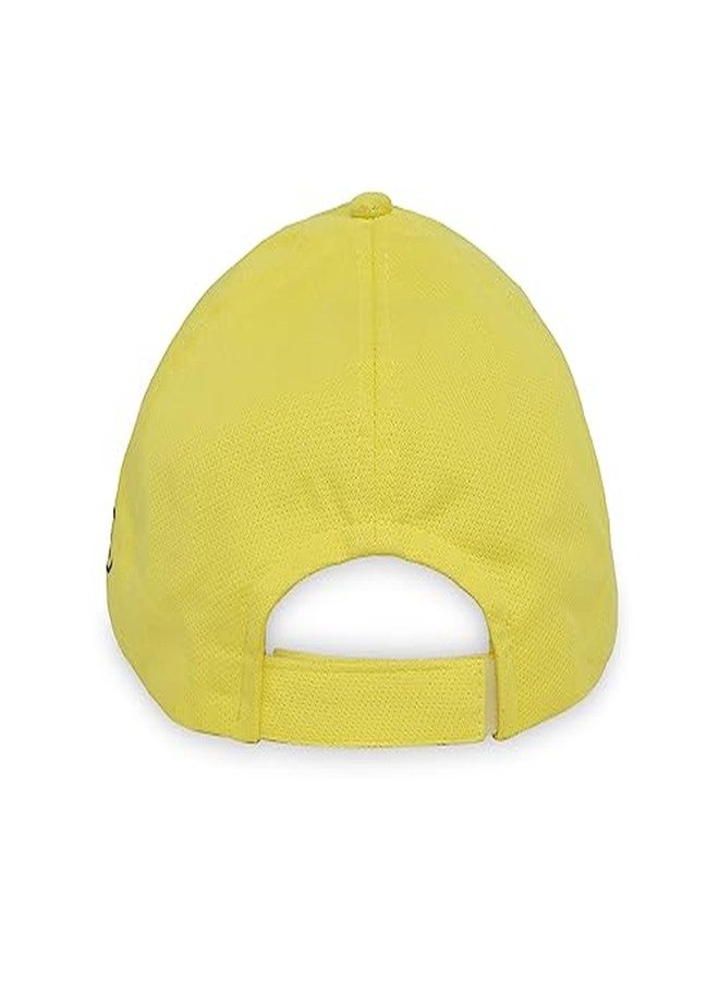 playR Polyester Mens IPL 2024 Chennai Super Kings Cap Yellow/Royal, Free Size - Image 4