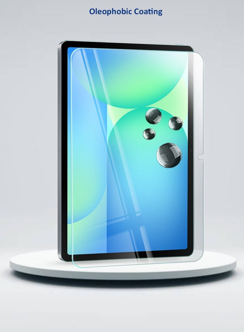 دبليو تيك سامسونج جالاكسي تاب S10 FE 10.9 5G 2025 (10.9 بوصة) واقي شاشة زجاجي مقوى بغطاء كامل من سلسلة WTech Premium Series - شفاف - Image 5