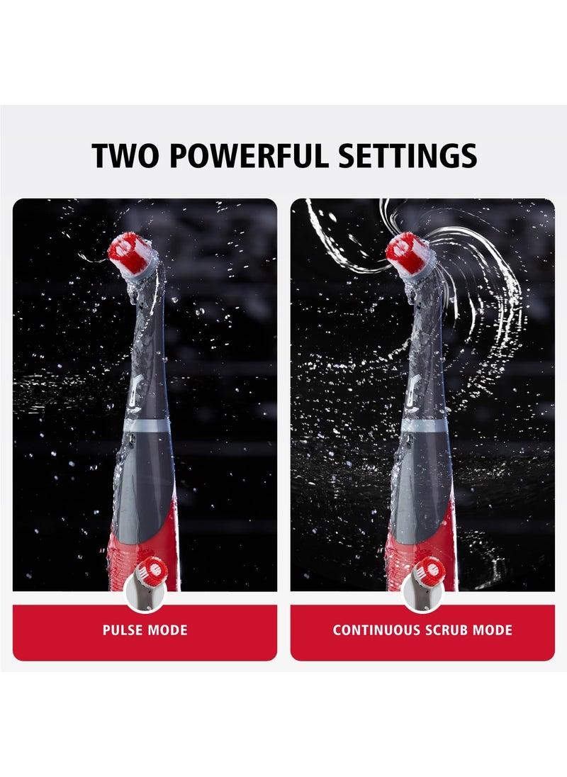 Rubbermaid Rubbermaid Reveal Power Scrubber with MultiPurpose Head Cordless Electric Battery Powered Scrub Brush Water Resistant for HomeKitchenBathroomGroutTileShowerTub  - Image 4