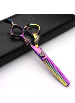 677589 Inch Personalized Hair Scissors Salon Hair Styling Barber Scissors Stainless Steel Barber Tools 6 inch cutting