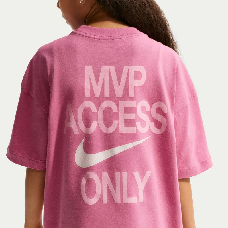 نايكي Kids' Sportswear Oversized T-Shirt