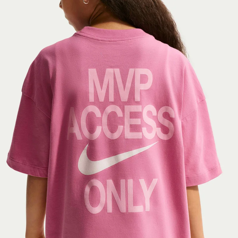 نايكي Kids' Sportswear Oversized T-Shirt