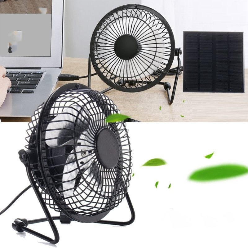 Solar Panel Fan:  Portable Solar Powered Fan - Eco Friendly Energy Efficient Adaptable Speed Control for Outdoor Greenhouse Chicken Coop Dog House Camping RV Ventilation - Image 4