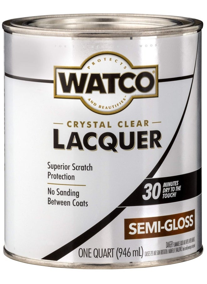 RUST-OLEUM Watco Lacquer Clear Wood Finish Quart 