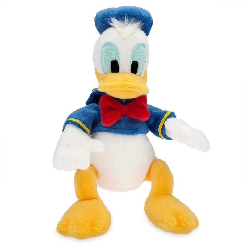 Disney store Disney Donald Duck Plush - Mini Bean Bag - 8 Inches, Mickey and Friends, Cuddly Classic Toy Character in Classic Sailor's Outfit, Suitable for All Ages 0+ - Image 2