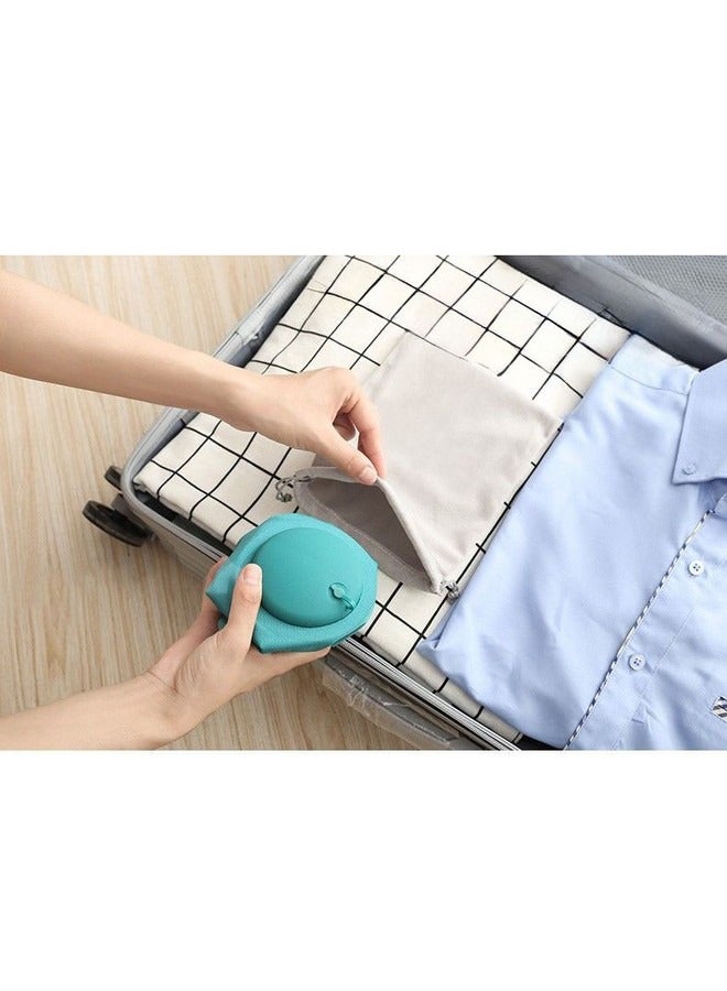 Neck Pillow, Inflatable Travel Pillow U-shaped Compressible Protection Cervical Pillow, Soft Comfortable Neck Support Pillow for Sleep and Rest On Airplanes, Trains, In Office, Camping, Trips - Image 5