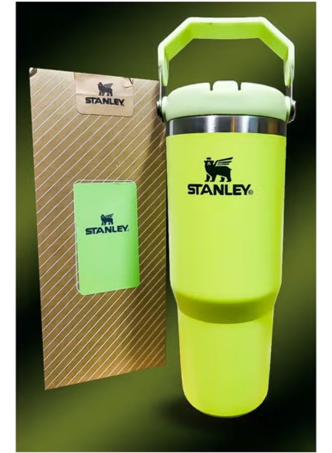 Stanley Limited Edition 30oz Stainless Steel Travel Tumbler with Reusable Straw | Double Wall Vacuum Insulation | Leakproof Flow-Style Lid | Keeps Drinks Hot for 16 Hours & Cold for 24 | Slim Base Fits Car Cup Holders | BPA Free, Dishwasher Safe & Eco Friendly - Image 2