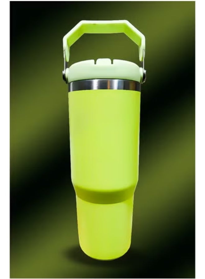 Stanley Limited Edition 30oz Stainless Steel Travel Tumbler with Reusable Straw | Double Wall Vacuum Insulation | Leakproof Flow-Style Lid | Keeps Drinks Hot for 16 Hours & Cold for 24 | Slim Base Fits Car Cup Holders | BPA Free, Dishwasher Safe & Eco Friendly - Image 4