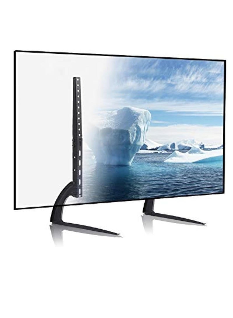 إلترازون حامل تلفاز، حامل تلفاز عالمي للطاولات لشاشات بلازما LCD LED من 22 إلى 65 بوصة، أرجل التلفاز، يتحمل حتى 88 رطل، أقصى VESA 800 × 500 مم، قاعدة تلفاز قابلة للتعديل في الارتفاع، حامل تلفاز - Image 4