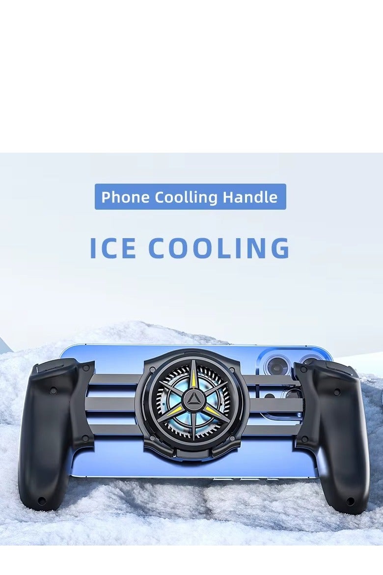 دراع تحكم  ببجي للألعاب ومبرد ألعاب ببجي احترافي - مروحة تبريد فائقة بتقنية ICE المدمجة | تصميم مريح وهادئ يمنع السخونة الزائدة | مقبض ألعاب عالمي لجميع الهواتف الذكية لأداء لعب بلا تأخير. - Image 3