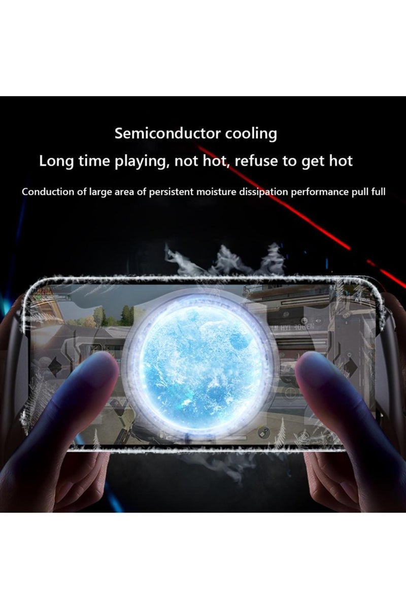 دراع تحكم  ببجي للألعاب ومبرد ألعاب ببجي احترافي - مروحة تبريد فائقة بتقنية ICE المدمجة | تصميم مريح وهادئ يمنع السخونة الزائدة | مقبض ألعاب عالمي لجميع الهواتف الذكية لأداء لعب بلا تأخير. - Image 4