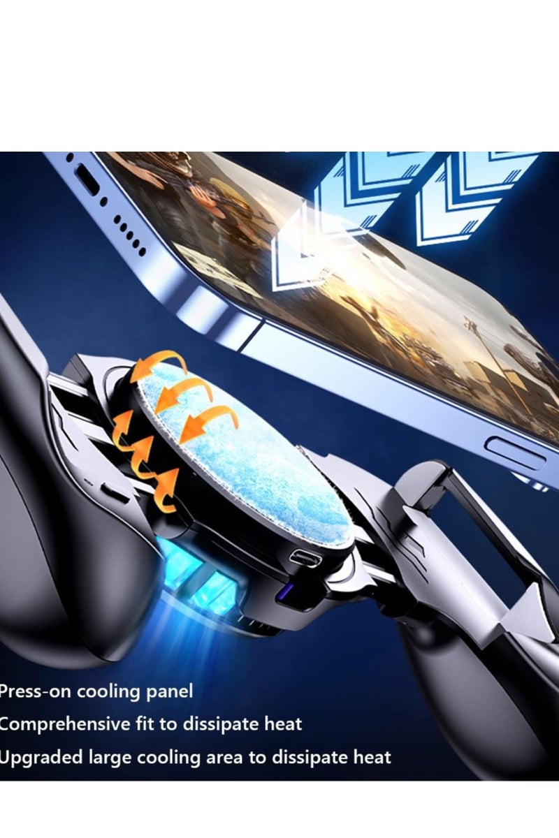 دراع تحكم  ببجي للألعاب ومبرد ألعاب ببجي احترافي - مروحة تبريد فائقة بتقنية ICE المدمجة | تصميم مريح وهادئ يمنع السخونة الزائدة | مقبض ألعاب عالمي لجميع الهواتف الذكية لأداء لعب بلا تأخير. - Image 5