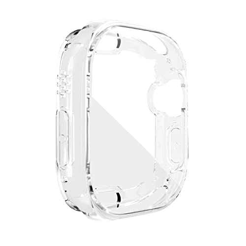 Yrzper Compatible with Apple Watch Ultra 2 /Apple Watch Ultra 49mm Screen Protector Case Soft Soft Plated TPU All Around Scratch-Proof Screen Cover Shockproof case for Apple Watch Ultra 49mm (3 Clear) - Image 4
