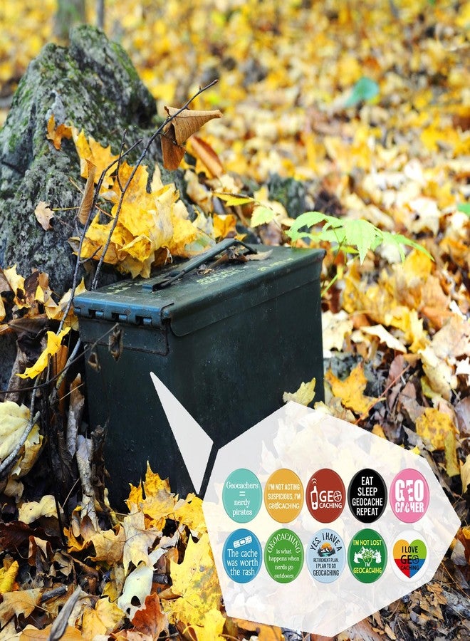 Tondiamo 160 Pcs Treasure Hunting Themed Pins Round Metal Badge Brooch for Camping Enthusiasts Themed Pins for Backpacks - Image 3