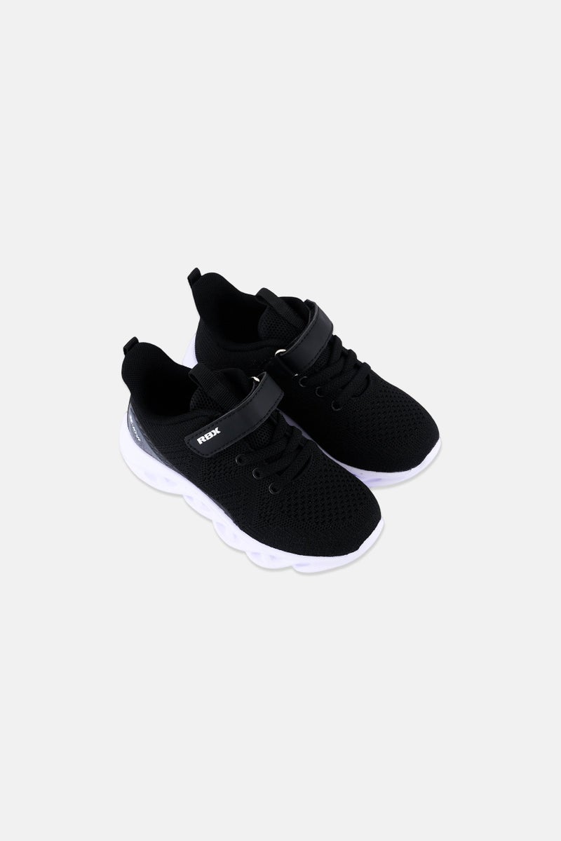 RBX Kids Boy Velcro Training Shoes, Black - Image 4