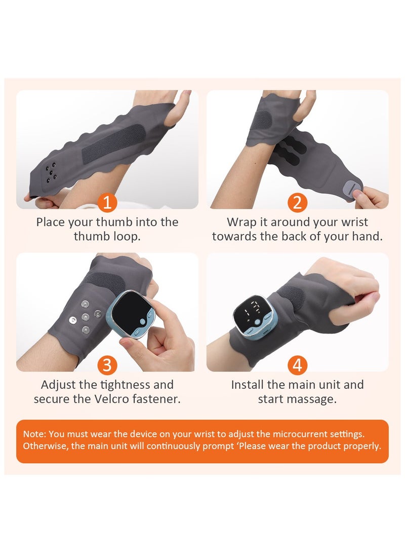 general Massage wrist guard for wrist sprain finger with adjustable massager USB hand massager - Image 3