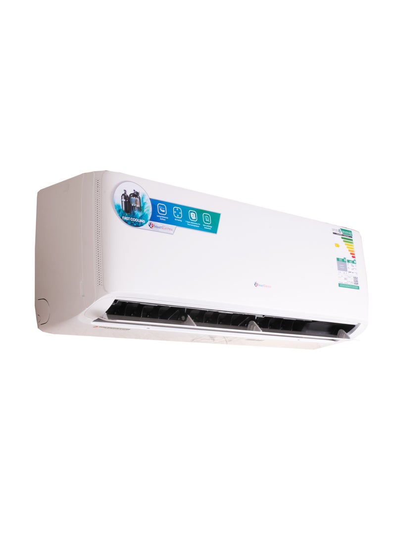 سمارت اليكتريك سمارت الكتريك مكيف هواء سبليت حار بارد 27000 وحدة حرارية 2.25 طن، موفر للطاقة، بدون ضوضاء، تنظيف تلقائي، مؤقت  - Image 3