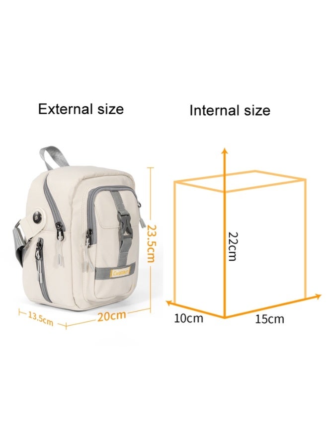 كواتكون حقيبة كاميرا Cwatcun Caden D155 كروس بودي بكتف واحد، حقيبة تخزين كاميرا MicroSLR خفيفة الوزن، حقيبة تصوير رقمي - Image 3
