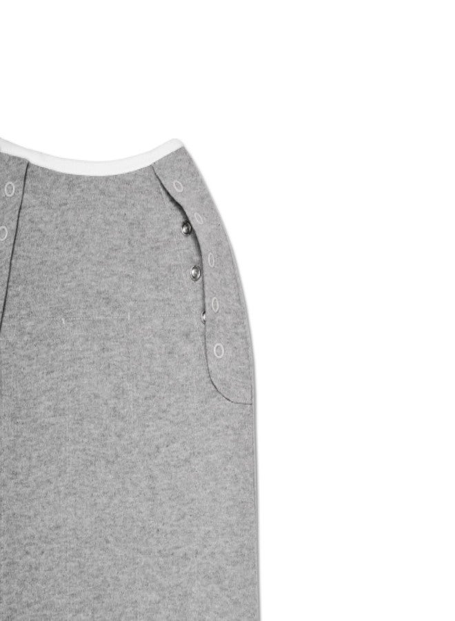 Nanit Sleep Wear Swaddle - Heather Grey - NB - Image 4