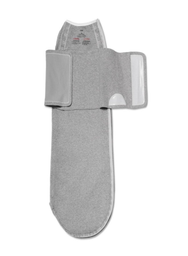 Nanit Sleep Wear Swaddle - Heather Grey - NB - Image 3
