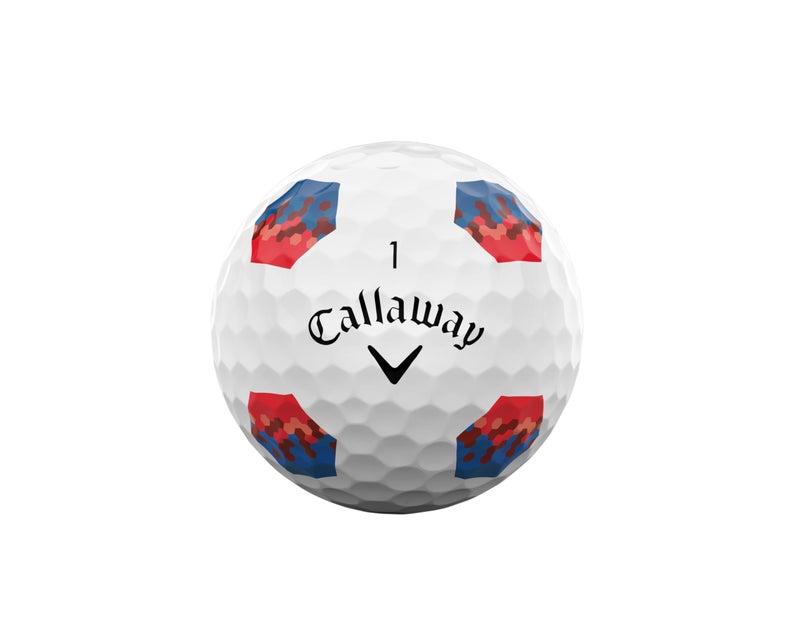 Callaway كرات جولف كالاواي كروم تور إكس (ترو تراك (أزرق/أحمر) - Image 3