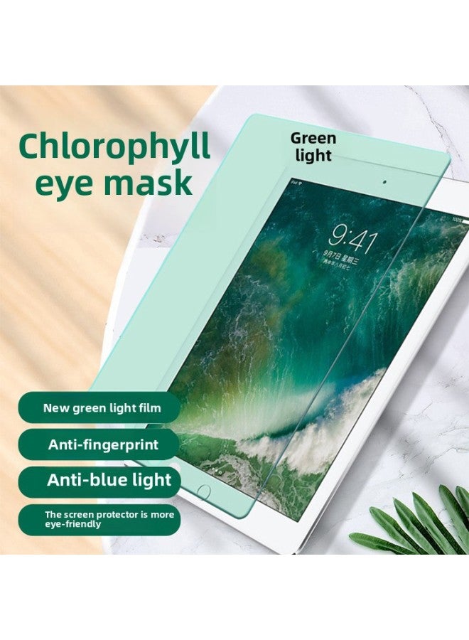Suitable For Ipad Tempered Film HD 2022 Purple Pro10.9 Frosted 10.2 Flat Protective Film 12.9 Inch 11-Color:Green Light Arc Edge 1 Pack 【bare Film + Packing Box + Film Kit】】-Dimensions:iPad 2022 10 - Image 3