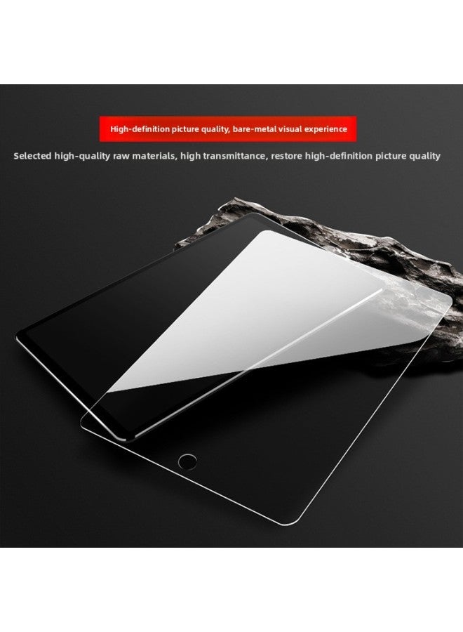 Suitable For Ipad Tempered Film HD 2022 Purple Pro10.9 Frosted 10.2 Flat Protective Film 12.9 Inch 11-Color:Green Light Arc Edge 1 Pack 【bare Film + Packing Box + Film Kit】】-Dimensions:iPad 2022 10 - Image 5