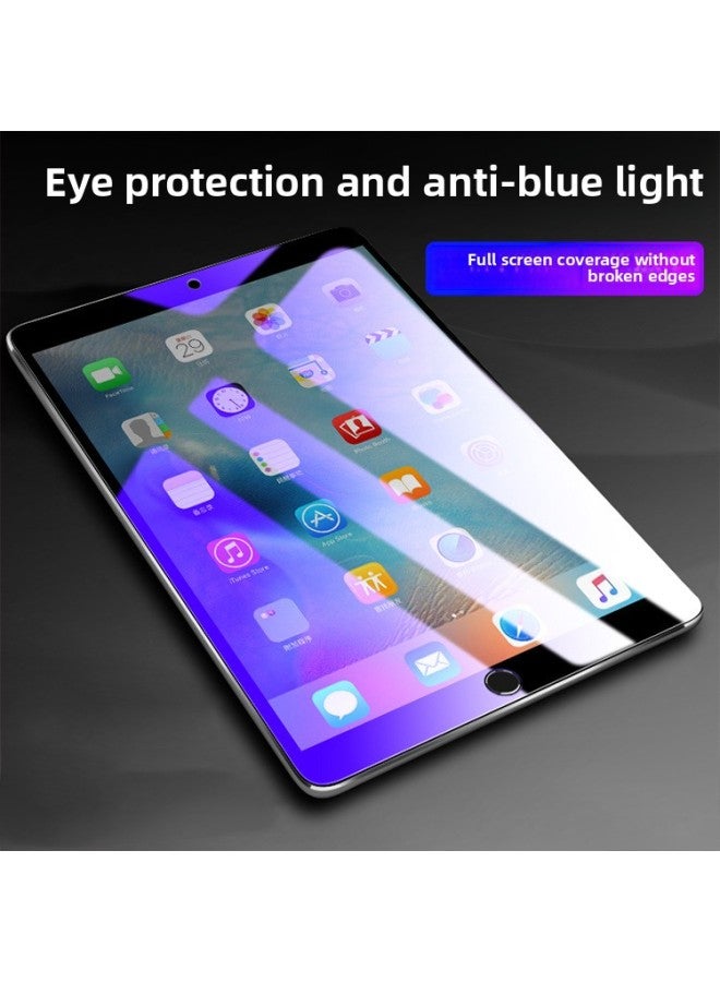 Suitable For Ipad Tempered Film HD 2022 Purple Pro10.9 Frosted 10.2 Flat Protective Film 12.9 Inch 11-Color:Green Light Arc Edge 1 Pack 【bare Film + Packing Box + Film Kit】】-Dimensions:iPad 2022 10 - Image 4