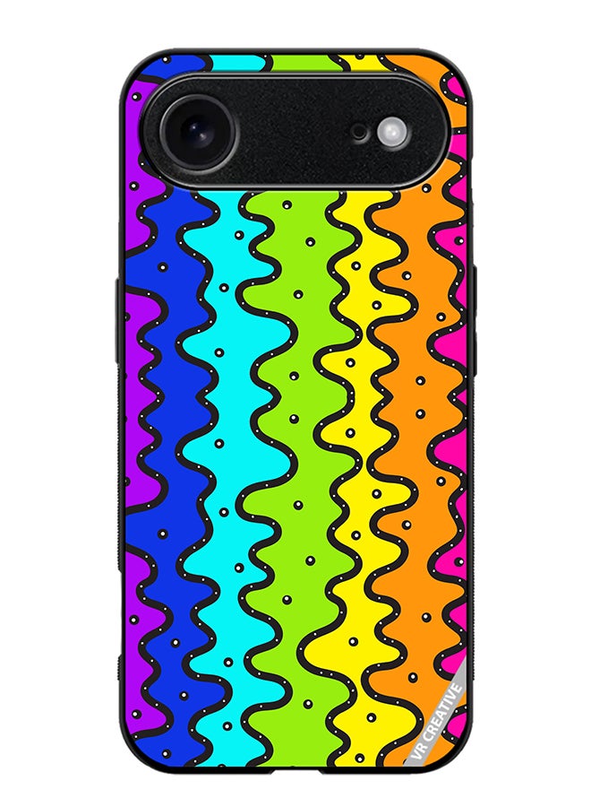 VR CREATIVE Protective Case Cover For Apple iPhone 17 Air Color Strip Design Multicolour