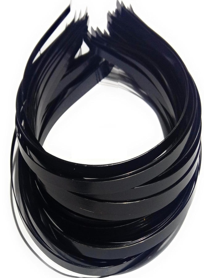 Delicate black 24 METAL MAADE POLISHED AND PENTED HAIRBAND FOR MAKING FLOWEAL CARTOON OR FANCY HEADBBAND - Image 1