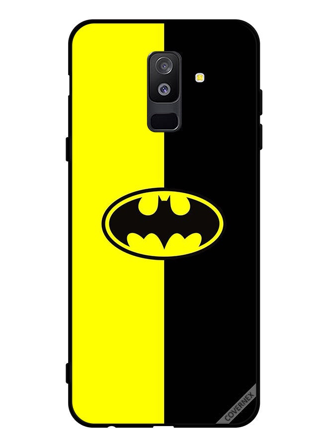 Covernex Protective Case Cover For Samsung Galaxy A6 Plus (2018) Batman Logo - Image 1