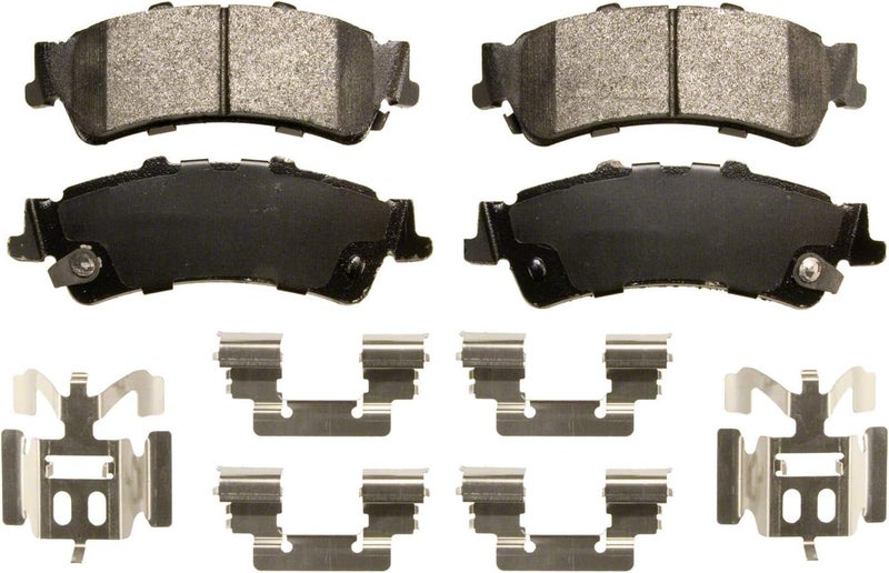 Wagner Severe Duty SX792A Semi-Metallic Disc Pad Set with Installation Hardware, Rear - Image 1
