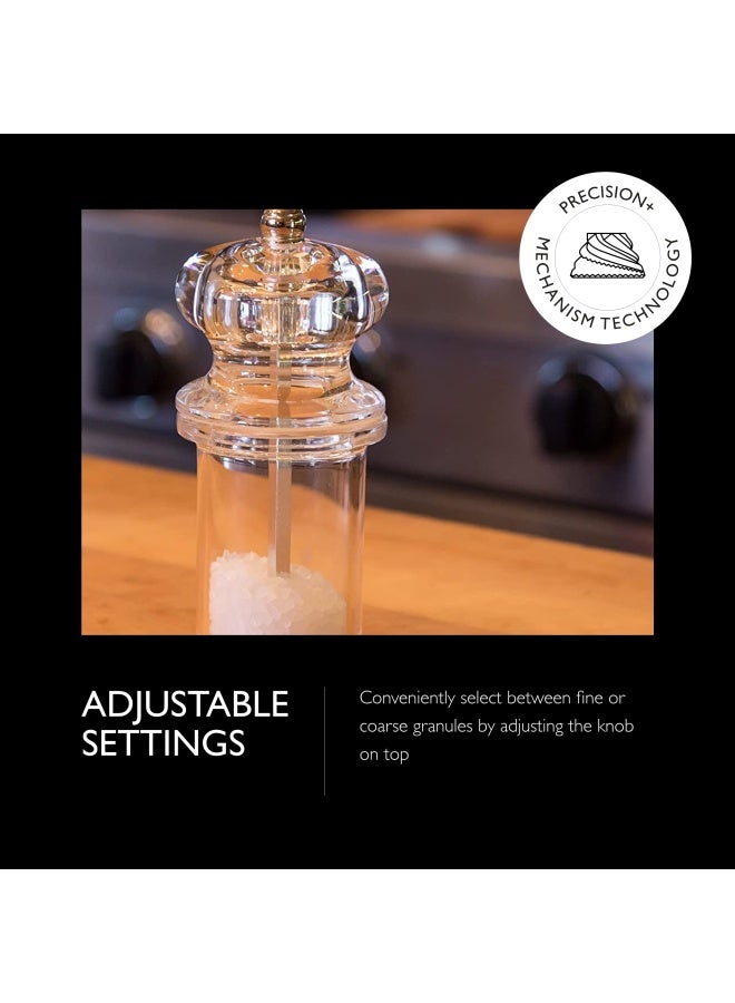 COLE & MASON COLE  MASON 505 Salt Grinder  Clear Acrylic Mill Includes Precision Mechanism and Premium Sea Salt - Image 3
