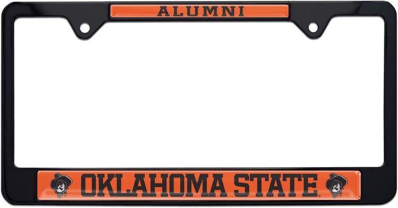 Elektroplate إطار لوحة ترخيص أسود لخريجي ولاية أوكلاهوما من إلكتروبلات - Image 1