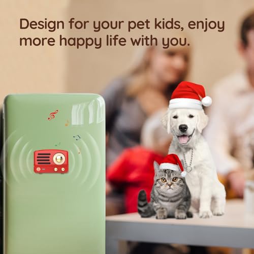Muzen OTR Magnetic Sticker Speaker Portable Bluetooth Speaker,Apply for Metal Surface, Wireless Bluetooth 5.3 and Type-C Charge, Mini Size with Big Loud, Retro Style Home Accessory - Image 2