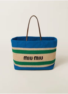 Miu Miu Woven fabric tote bag  - Image 1