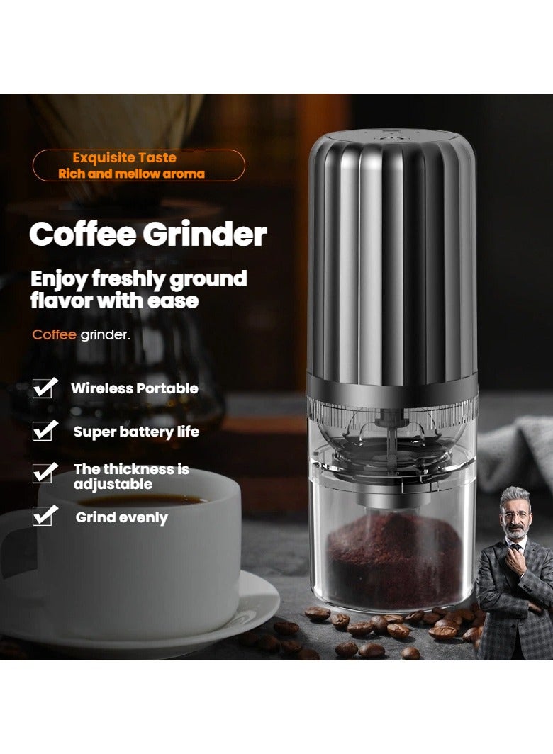 general Electric portable coffee grinder wireless grinder USB fully automatic charging adjustable thickness - Image 1