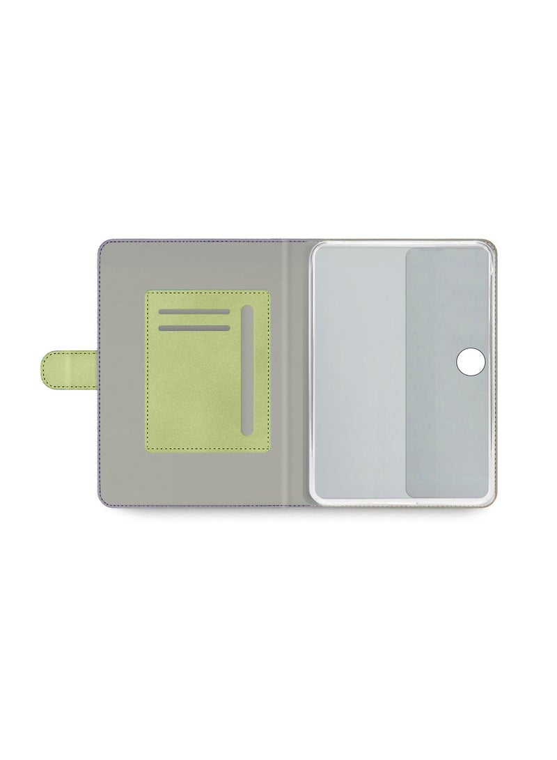 OMAKER Honor Pad 9 12.1 inch 2023 PU Leather Magnetic Closure Flip Case Cover - Mint Green - Image 3