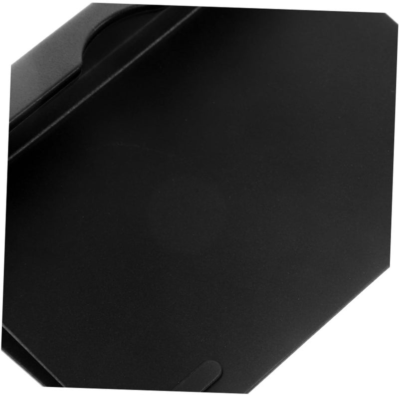 Black Aluminum Ergonomic Laptop Stand 10x7.5x3.8CM With Rotating Cell Phone Holder - Image 5
