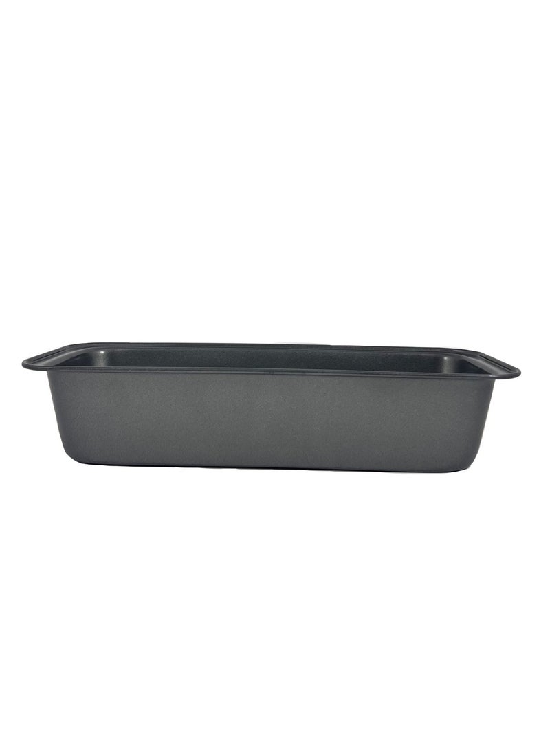 Homemaker Non-stick Narrow Loaf Bread Pan, 30cm x 11.1cm x 6.5 cm , Black - Image 2
