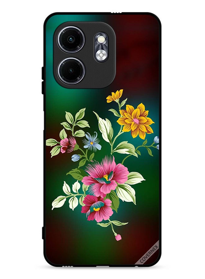 Covernex Infinix Hot 50i 4G Protective Case Cover HD Flowers - Image 1