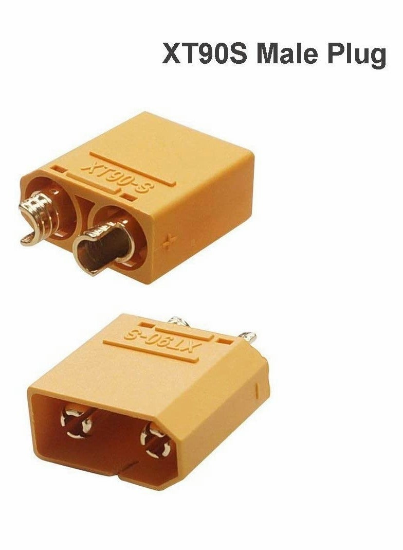 High Performance Anti-Spark XT90 Male Female Connectors for RC Quads FPV Drones Lipo Batteries and ESCs 5 Pairs - Image 5