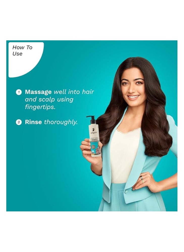 PILGRIM Pilgrim Redensyl & Anagain Hairfall Control Shampoo with Korean Black Rice 200ml | Anti Hairfall shampoo for Men & Women | Reduces Hairfall | Promotes Hair Thickness | For All Hair Types  - Image 4