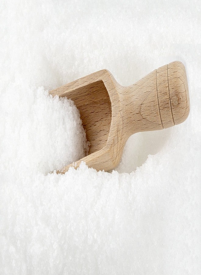 BICB 100% Beechwood Scoop, 5.5″ - Durable Natural Wooden Spoon for Coffee, Sugar, Flour & Bath Salts - Image 2